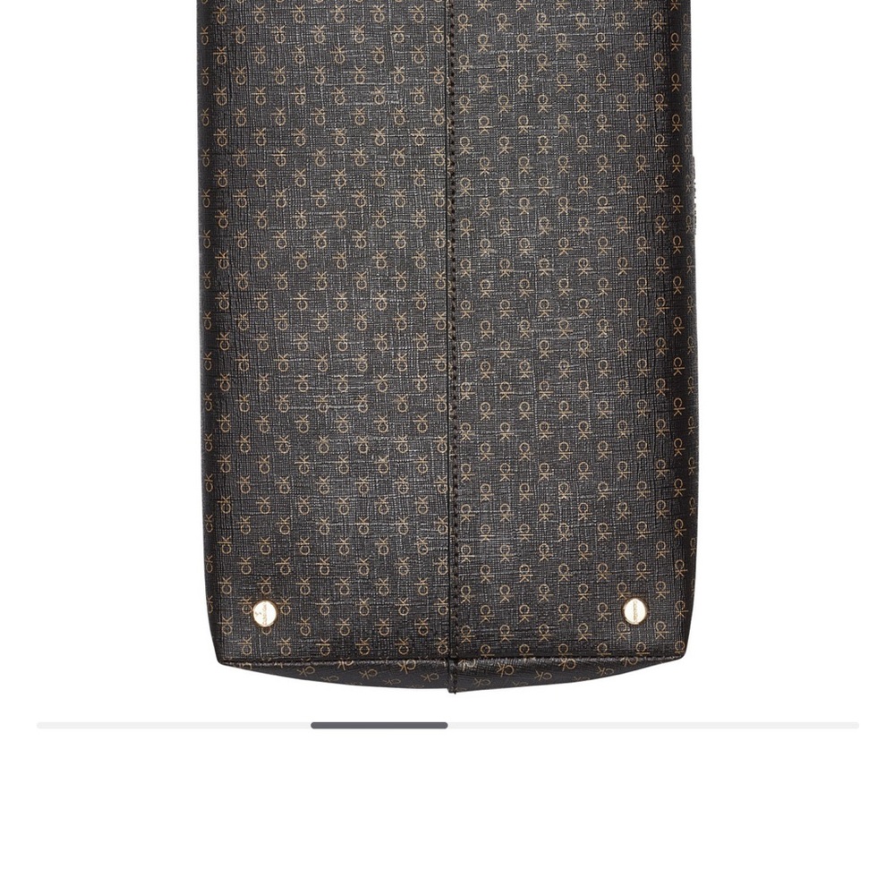 Calvin Klein Black and Brown Shoulder Bag - Picture 5 of 5